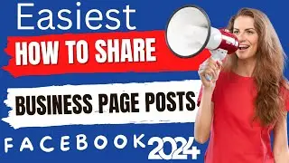 Easiest Way to SHARE your Facebook Business Posts in 2024 using an iPhone