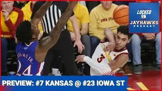 PREVIEW: #7 Kansas Jayhawks Basketball Heads to #23 Iowa State Cyclones for Critical Big 12 Battle