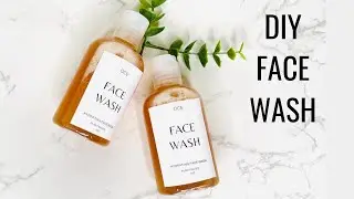 DIY Simple Face Wash With RECIPE #facewash #skincare