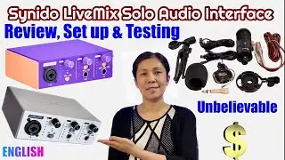 Synido LiveMix Solo Audio Interface - Review, Set Up and Testing