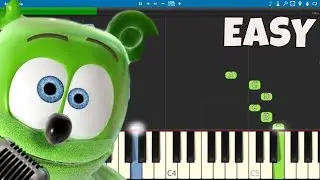 The Gummy Bear Song - EASY Piano Tutorial