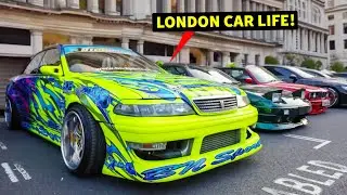 Drift-spec JZX100 Mark II, Zimax RX-7, '66 Coupe DeVille, Venga World London’s got it ALL!