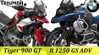 BMW R1250GS Adventure vs Triumph Tiger 900 GT | Compare R1250GS Adventure & Tiger 900 GT  @RajuSNair