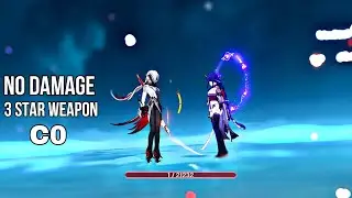 1 HP Arlecchino VS Raiden Shogun No Damage【Genshin Impact】