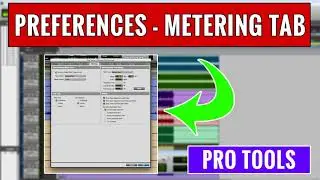 Pro Tools Preferences Window: Metering and Processing Tab -- OBEDIA.com Pro Tools Training