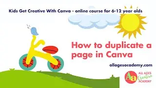 Canva quick tip - how to make a copy of the page you're working on in Canva