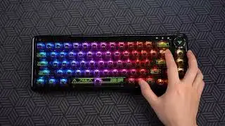 DIY your own keyboard and make it cool! AULA F68 Gasket Mechanical Keyboard