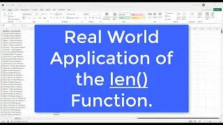 What is the len function used for? Why would I use it?