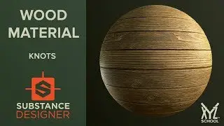 Создание древесных сучков в Substance Designer.