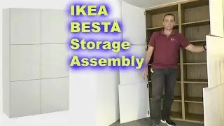 IKEA BESTÅ Storage combination white Assembly