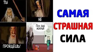 Мемы. САМАЯ СТРАШНАЯ СИЛА. Лютые приколы