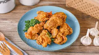 Ayam Goreng Tepung - Ayam Goreng Simple Dengan Rasa Enak & Lezat