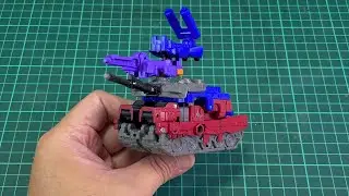 Transformers Legacy United Deluxe Class G1 Universe Quake (Tank mode to Robot mode)