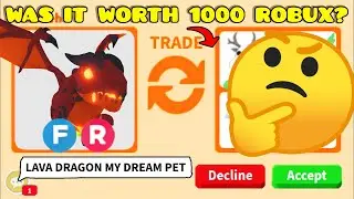 GOOD OR DISAPPOINTING?? 7 OFFERS FOR LAVA DRAGON (HALLOWEEN UPDATE) | Adopt Me Trading