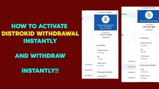 How To Activate Distrokid Withdrawal Button Instantly and Withdraw Distrokid earnings instantly