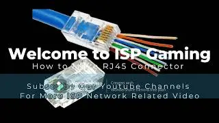 How to Make Cat 6 Cable  RJ45 Connector