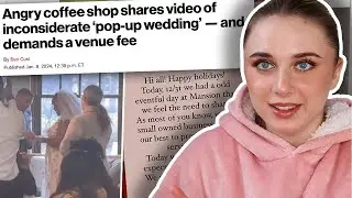 Couple do “pop up wedding” at local coffee shop…. AND REFUSE TO PAY!