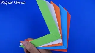 How to make a boomerang out of paper