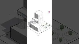 Architecture Diagram | SketchUp | Illustrator #sketchuptutorial #sketchup #illustartor #aftereffects