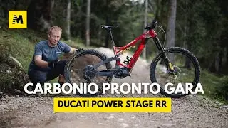 La rossa in carbonio pronta per lE-Enduro! Ducati PowerStage RR