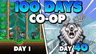 We Played 100 Days of Co-op Terraria [Days 30-40]