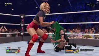 WWE 2K22 Gameplay - Lacey Evans vs. Shotzi