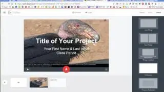 Creating Your Adobe Spark Video Using Your Google Slides