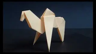 How to make a camel out of paper. Origami camel. Origami camel