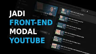 Cara Jadi Front-end Web Developer Modal Youtube