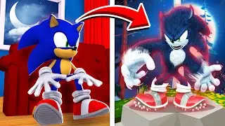 Sonic Transformeren In Weerwolf Sonic (Roblox)