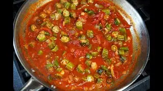 Okra and Tomato Stew #TastyTuesdays | CaribbeanPot.com