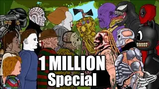 1 Million Subscribers special - Drawing cartoons 2: Monster (Skillet)