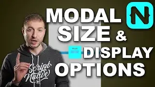 Controlling Size and Display of NATIVE MODAL Dialogs in iOS | NativeScript Tutorial