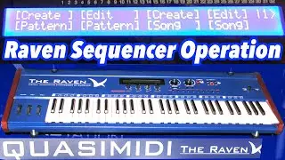 Quasimidi Raven Sequencer Explained