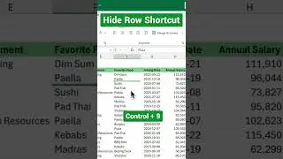 Instantly HIDE and UNHIDE Rows in SECONDS! Excel Shortcuts