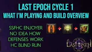 Diehard POE D-Rider plays Last Epoch | SSFHC Enjoyer | Blind Run | What I'm playing!