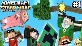 Lets Play Minecraft Story Mode #1: ✉ DEAR MOJANG! ✉ (Episode One: The Order of the Stone)