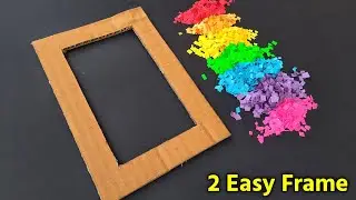 2 Easy and simple photo frame , paper craft idea , lays packet craft