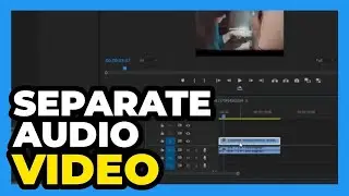 𝐇𝐨𝐰 𝐭𝐨 𝐒𝐞𝐩𝐚𝐫𝐚𝐭𝐞 𝐀𝐮𝐝𝐢𝐨 𝐅𝐫𝐨𝐦 𝐕𝐢𝐝𝐞𝐨   Adobe Premiere Pro 2024