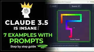 Claude 3.5 Sonnet is Insane ! 7 Use Cases including ChatGPT 4o Working Clone