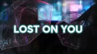 LP - Lost On You (Lyrics) // with Rain // (slowed + reverb)