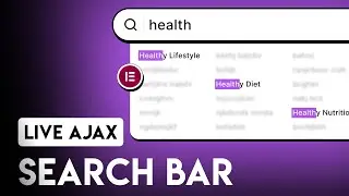 How to Add Inline AJAX Search Bar in Elementor