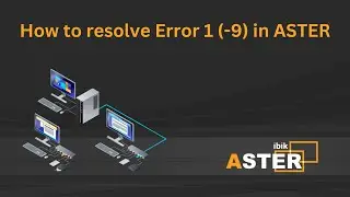 How to resolve Error 1 (-9) in ASTER