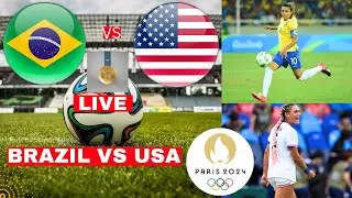 Brazil vs USA Women 0-1 Live Olympic Games Gold Medal Football Match 2024 Score Highlights USWNT