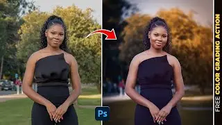 Easiest Way to Retouch & Color Grade Outdoor Photo in Photoshop Revealed! + Free Colour Grade Action