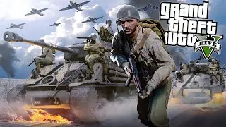 WORLD WAR 2 ALL OUT WAR in GTA 5 RP!