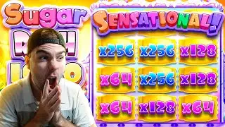 SUGAR RUSH GOES CRAZY ON NO RETRIGGER SUPER BONUSES!