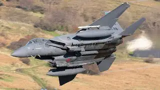This is the American F-15E Strike Eagle multirole fighter