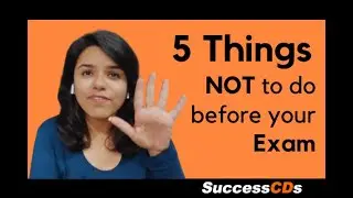 5 things NOT TO DO right before your FINAL EXAMS - Exam Tips - QnA with Tejal