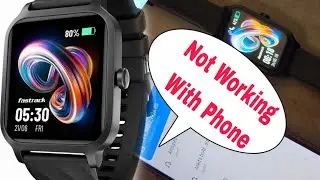 Fixed Fastrack Revolt FS1 smart watch Can't Recieve call, calling, music play not working with phone